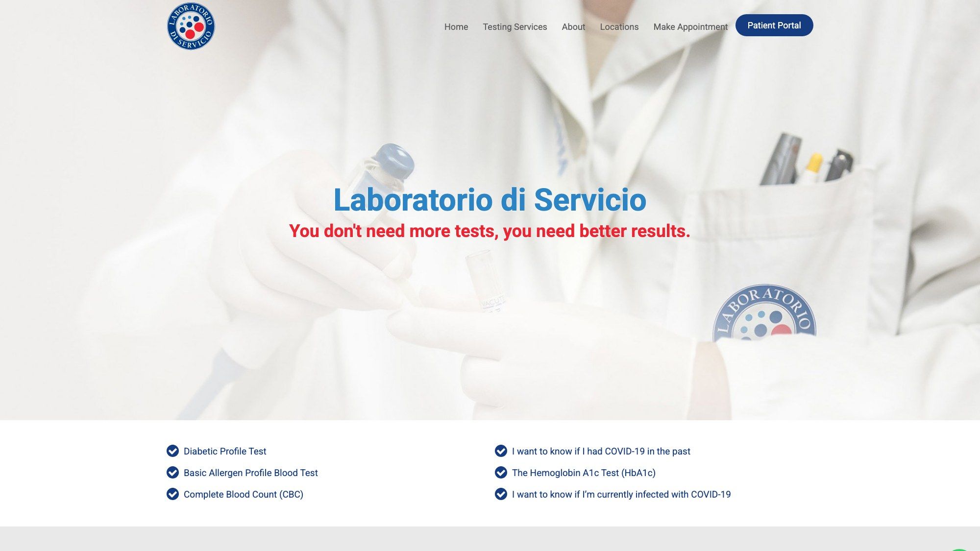 Laboratorio di Servicio
